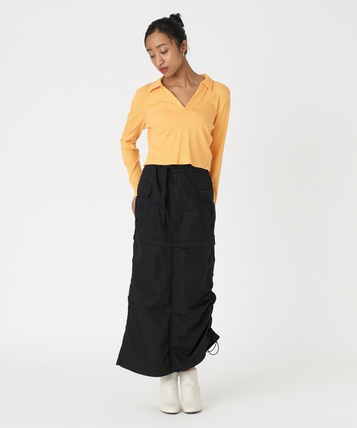 リーバイス/Levi's コンバーチブル カーゴ スカート ブラック