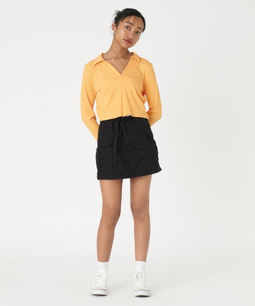 リーバイス/Levi's コンバーチブル カーゴ スカート ブラック