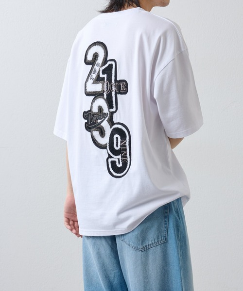 COLONY 2139（コロニートゥーワンスリーナイン）の「さがら刺繍半袖T（Tシャツ/カットソー・メンズ・ブラック/ホワイト・MEDIUM/LARGE）」の22枚目の写真