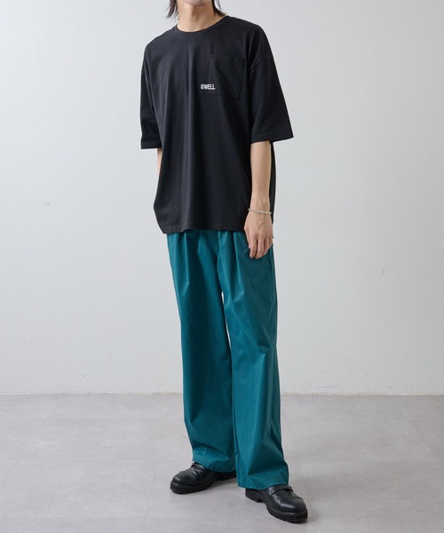 COLONY 2139（コロニートゥーワンスリーナイン）の「さがら刺繍半袖T（Tシャツ/カットソー・メンズ・ブラック/ホワイト・MEDIUM/LARGE）」の6枚目の写真