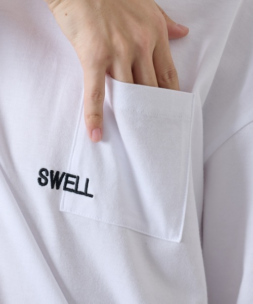 COLONY 2139（コロニートゥーワンスリーナイン）の「さがら刺繍半袖T（Tシャツ/カットソー・メンズ・ブラック/ホワイト・MEDIUM/LARGE）」の12枚目の写真