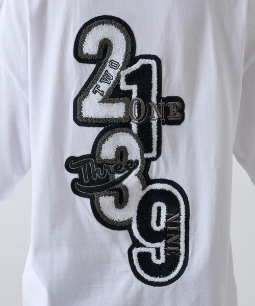 COLONY 2139（コロニートゥーワンスリーナイン）の「さがら刺繍半袖T（Tシャツ/カットソー・メンズ・ブラック/ホワイト・MEDIUM/LARGE）」の15枚目の写真