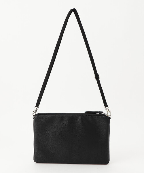 COMME　CA COMMUNE（コムサコミューン）の「★雑誌掲載商品★ フェイクレザー バイカラー スクエアーショルダーバッグ（ショルダーバッグ・メンズ・ネイビー/ブラック×グレー/オリーブ/オリーブ×ブラック・FREE）」の8枚目の写真