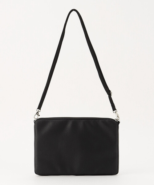 COMME　CA COMMUNE（コムサコミューン）の「★雑誌掲載商品★ フェイクレザー バイカラー スクエアーショルダーバッグ（ショルダーバッグ・メンズ・ネイビー/ブラック×グレー/オリーブ/オリーブ×ブラック・FREE）」の9枚目の写真