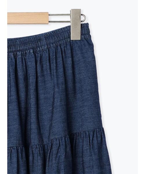 Samansa Mos2(サマンサ モスモス)の「デニムティアードスカート(スカート・レディース・ネイビー・F)」の22枚目の写真