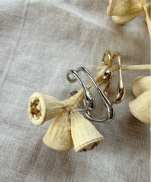 CALIFORNIA OUTFITTERS（カリフォルニア アウトフィッターズ）の「3-ROUGH DOUBLE EARCUFF/ダブル イヤーカフ【LULKA-ルールカ-】（イヤーカフ・レディース・シルバー/ゴールド・FREE）」の11枚目の写真
