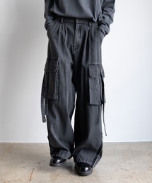 Denim parachute cargo pants/デニムパラシュートカーゴパンツ