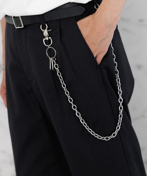 RAGEBLUE(レイジブルー)の「ウォレットチェーン(ウォレットチェーン・メンズ・ホワイト/オフホワイト/その他1・FREE)」の2枚目の写真