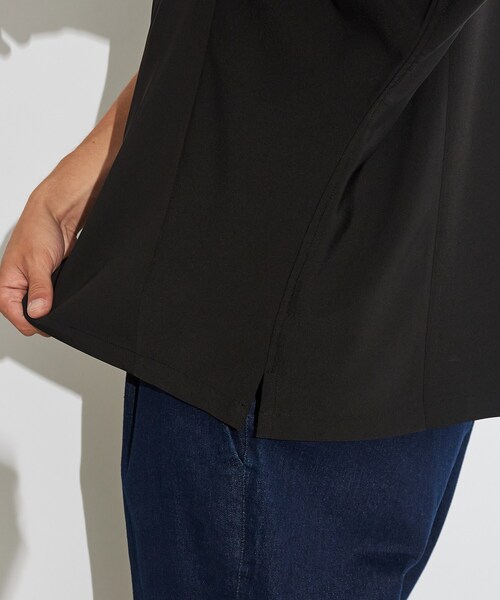 tk.TAKEO KIKUCHI（ティーケータケオキクチ）の「◆ムササビドルマンシャツ（シャツ/ブラウス・メンズ・ブラック/ネイビー/ライトベージュ・88）」の11枚目の写真