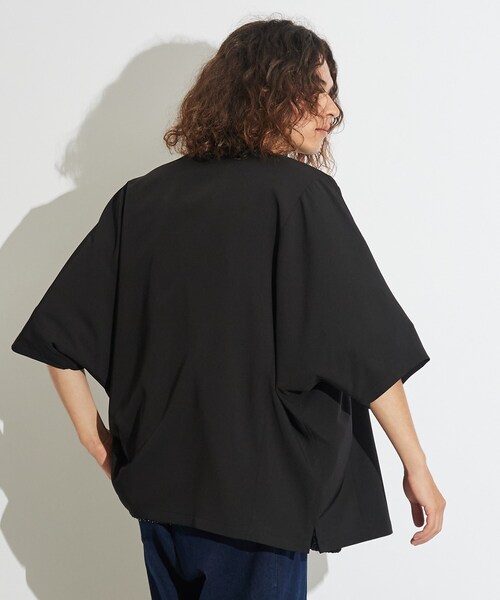 tk.TAKEO KIKUCHI（ティーケータケオキクチ）の「◆ムササビドルマンシャツ（シャツ/ブラウス・メンズ・ブラック/ネイビー/ライトベージュ・88）」の13枚目の写真