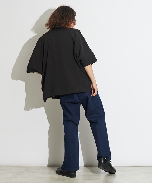 tk.TAKEO KIKUCHI（ティーケータケオキクチ）の「◆ムササビドルマンシャツ（シャツ/ブラウス・メンズ・ブラック/ネイビー/ライトベージュ・88）」の7枚目の写真