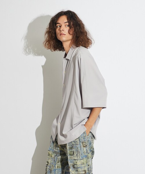 tk.TAKEO KIKUCHI（ティーケータケオキクチ）の「◆ムササビドルマンシャツ（シャツ/ブラウス・メンズ・ブラック/ネイビー/ライトベージュ・88）」の19枚目の写真