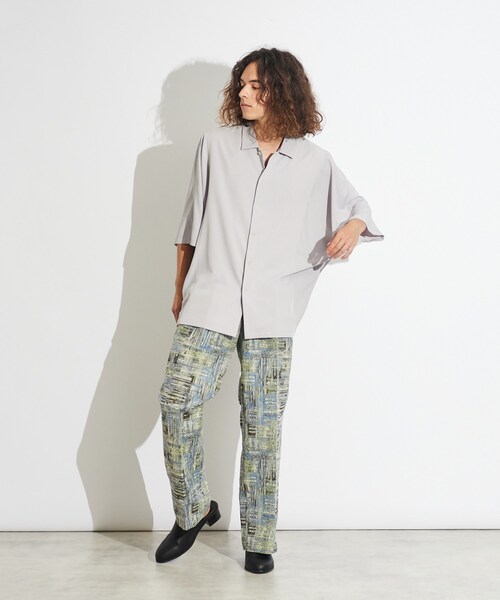 tk.TAKEO KIKUCHI（ティーケータケオキクチ）の「◆ムササビドルマンシャツ（シャツ/ブラウス・メンズ・ブラック/ネイビー/ライトベージュ・88）」の20枚目の写真