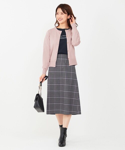 ANY SIS(エニィスィス)の「【洗える】ベーシック カーディガン(カーディガン/ボレロ・レディース・ライトグレー系/スカイブルー系/ブラック系・2)」の6枚目の写真