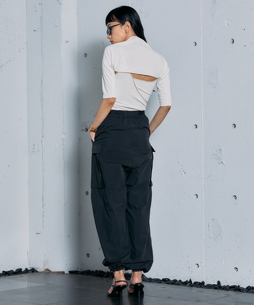 THINGS THAT MATTER（シングス ザット マター）の「THINGS THAT MATTER  VINTAGE TYPEWRITER WORK PANTS（カーゴパンツ・レディース・ラベンダー/イエロー/ブラック/ホワイト・1/2）」の17枚目の写真
