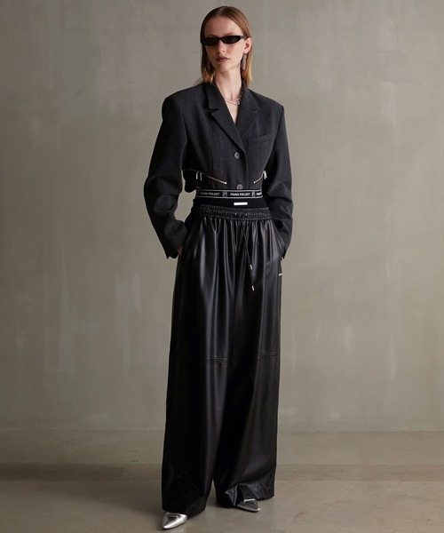 PRANK PROJECT(プランクプロジェクト)の「ロンパースジャケット / Rompers jacket(テーラードジャケット・レディース・グレー/ブラック・FREE)」の3枚目の写真