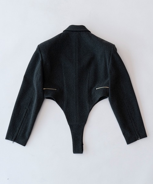 PRANK PROJECT(プランクプロジェクト)の「ロンパースジャケット / Rompers jacket(テーラードジャケット・レディース・グレー/ブラック・FREE)」の13枚目の写真