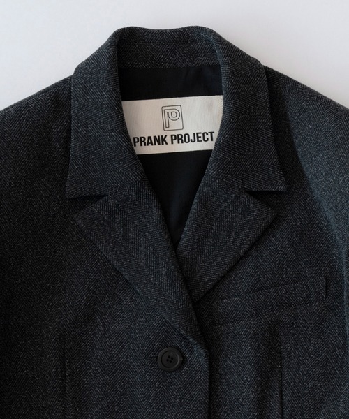 PRANK PROJECT(プランクプロジェクト)の「ロンパースジャケット / Rompers jacket(テーラードジャケット・レディース・グレー/ブラック・FREE)」の15枚目の写真