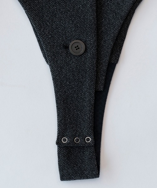 PRANK PROJECT(プランクプロジェクト)の「ロンパースジャケット / Rompers jacket(テーラードジャケット・レディース・グレー/ブラック・FREE)」の10枚目の写真