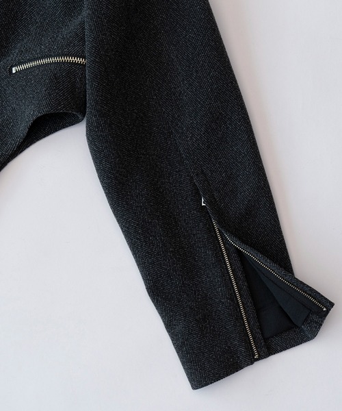 PRANK PROJECT(プランクプロジェクト)の「ロンパースジャケット / Rompers jacket(テーラードジャケット・レディース・グレー/ブラック・FREE)」の17枚目の写真