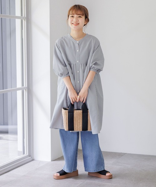 studio CLIP（スタディオクリップ）の「【低身長スタッフ企画/WEB限定】2WAY切り替えチュニック（チュニック・レディース・ブラック/その他1/その他2・FREE）」の5枚目の写真