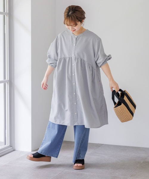 studio CLIP（スタディオクリップ）の「【低身長スタッフ企画/WEB限定】2WAY切り替えチュニック（チュニック・レディース・ブラック/その他1/その他2・FREE）」の8枚目の写真