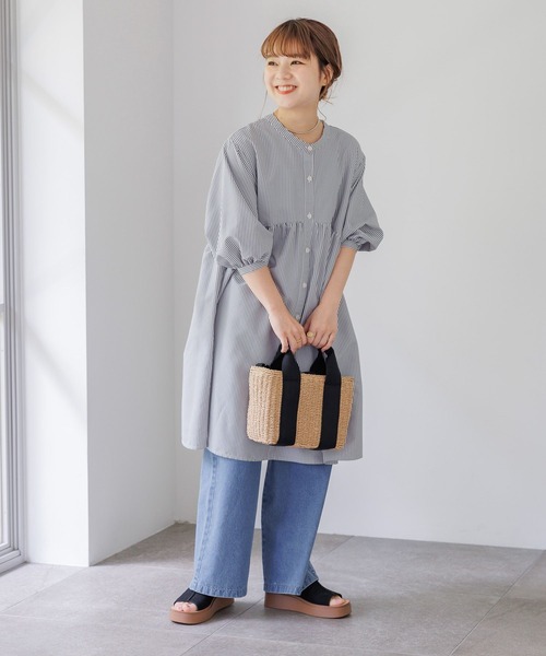 studio CLIP（スタディオクリップ）の「【低身長スタッフ企画/WEB限定】2WAY切り替えチュニック（チュニック・レディース・ブラック/その他1/その他2・FREE）」の9枚目の写真