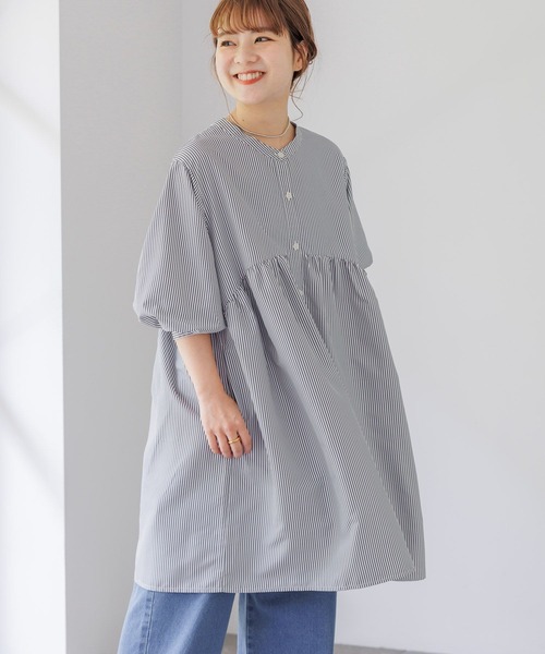 studio CLIP（スタディオクリップ）の「【低身長スタッフ企画/WEB限定】2WAY切り替えチュニック（チュニック・レディース・ブラック/その他1/その他2・FREE）」の10枚目の写真