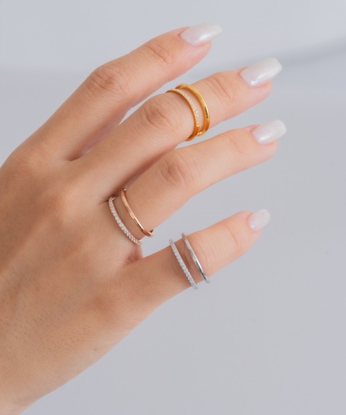 Zirconia Combi Ring 金属アレルギー対応 サージカルステンレス