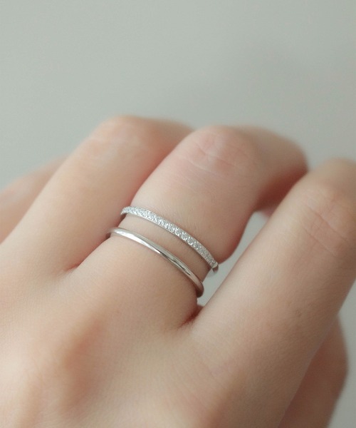 ebine（エビネ）の「Zirconia Combi Ring　金属アレルギー対応 サージカルステンレス（リング・レディース・ピンクゴールド/ゴールド/シルバー・11号/9号/16号/13号）」の10枚目の写真