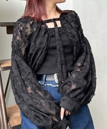 PAGEBOY | シアーフェザージャガードボレロ(カーディガン/ボレロ)