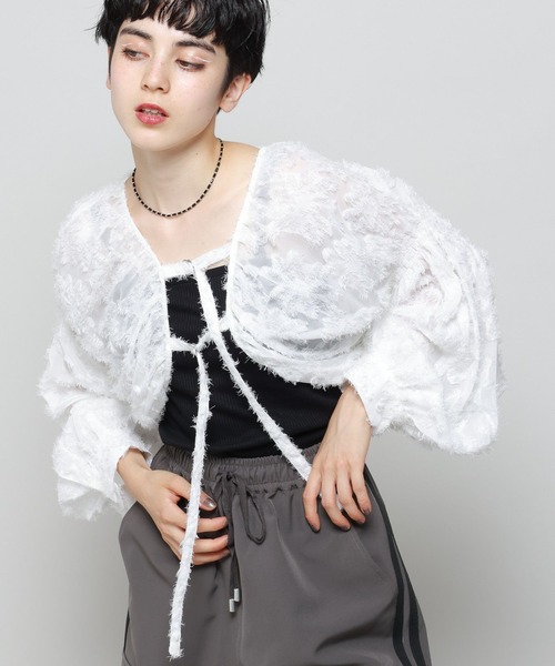 ボレロページ☆ PAGEBOY（ページボーイ）の「シアーフェザージャガードボレロ