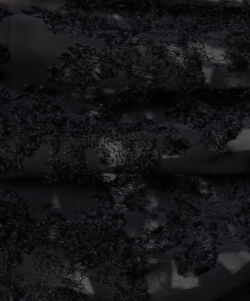 PAGEBOY(ページボーイ)の「シアーフェザージャガードボレロ(カーディガン/ボレロ・レディース・ブラック/オフホワイト/ネイビー・FREE)」の21枚目の写真