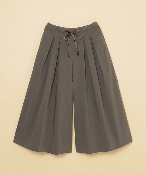 ウェザーストレッチタックワイドパンツ