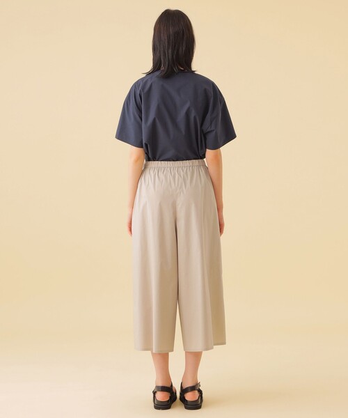 ウェザーストレッチタックワイドパンツ