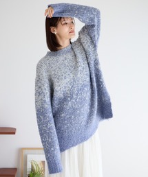 LOWRYS FARM | グラデーションニットプルオーバーLS   974478(ニット/セーター)