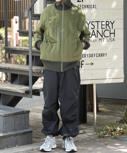 GERMAN TRAINER(ジャーマントレーナー)の「men's FUDGE 掲載アイテム!【SETUP7】German Military/Quilted Liner Jacket US LEVEL7(ミリタリージャケット・メンズ・ブラック/オリーブ・L/M)」の6枚目の写真