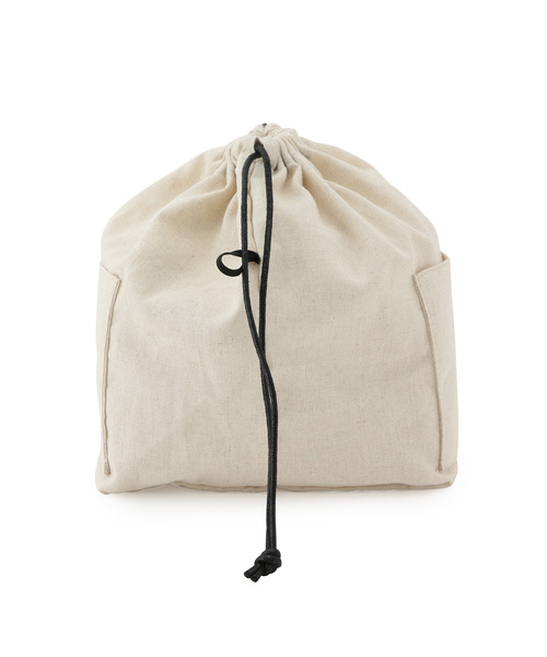 BROWN THEATRE PRODUCTS（ブラウンシアタープロダクツ）の「【WEB限定】【BROWN THEATRE PRODUCTS】バッグインバッグ付きバスケットバッグ（かごバッグ・レディース・ブラック/ベージュ系その他/ホワイト・FREE）」の12枚目の写真