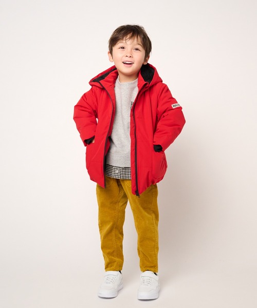 Moujonjon（ムージョンジョン）の「中綿入り防風無地ジャケット（その他アウター・キッズ・グリーン/レッド/イエロー・110/130/120/140/90/100）」の16枚目の写真