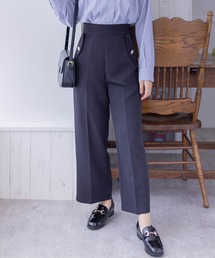 clear | フラップポケット9分丈パンツ[オフィスカジュアル 着回し抜群 大人 カジュアル]≪2024AW≫(スラックス)