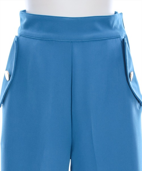 clear（クリア）の「フラップポケット9分丈パンツ[オフィスカジュアル 着回し抜群 大人 カジュアル]≪2024AW≫（スラックス・レディース・アイボリー/ブルー/ブラック・S/M）」の18枚目の写真