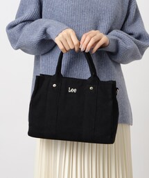 ◆【Lee別注】コーデュロイスクエア2WAYトート