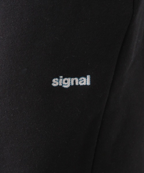 SIGNAL SPORTS（シグナルスポーツ）の「【SIGNAL SPORTS】ワンポイント刺繍/ルーズフィット裏起毛スウェットパンツ（スウェットパンツ・メンズ・ホワイト/ブラック/ネイビー・ONE SIZE）」の5枚目の写真