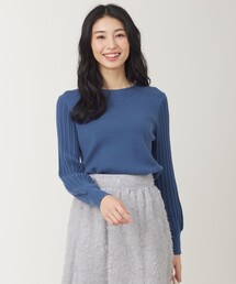 【洗える】冬のシャルマン パフスリーブ ニット