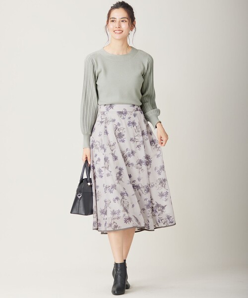 ANY SIS（エニィスィス）の「【洗える】冬のシャルマン パフスリーブ ニット（ニット/セーター・レディース・ライラック系/ライトグリーン系/ピンク系/ブラック系/ダルブルー系/アイボリー系・2）」の16枚目の写真