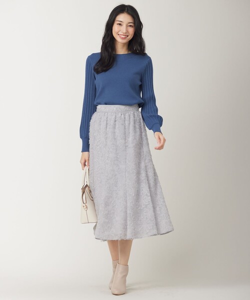 ANY SIS（エニィスィス）の「【洗える】冬のシャルマン パフスリーブ ニット（ニット/セーター・レディース・ライラック系/ライトグリーン系/ピンク系/ブラック系/ダルブルー系/アイボリー系・2）」の17枚目の写真