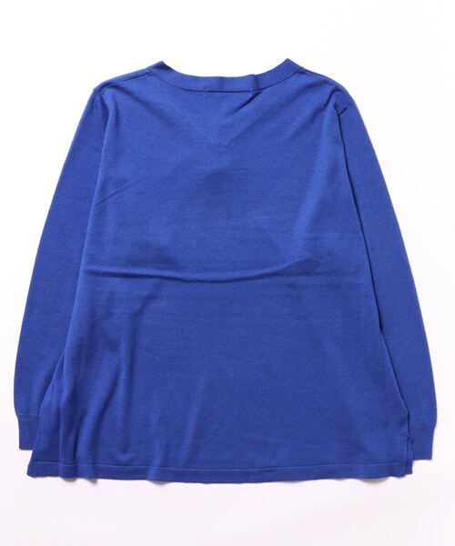 fleur by mint breeze(フルールバイミントブリーズ)の「【L~5L 大きいサイズ】パール 使い ボウタイ ニット(ニット/セーター・レディース・ブラック/ブルー/ライトグレー・5L/4L/LL/3L/L)」の20枚目の写真