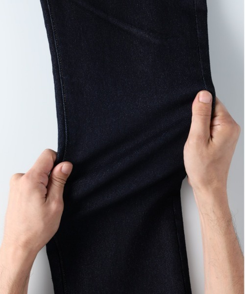 BACK NUMBER（バックナンバー）の「BACK NUMBER(バックナンバー)「DRY-X」スリムジーンズ（デニムパンツ・メンズ・ダークインディゴブルー/ノンウォッシュ・34inch/28inch/30inch/32inch）」の5枚目の写真