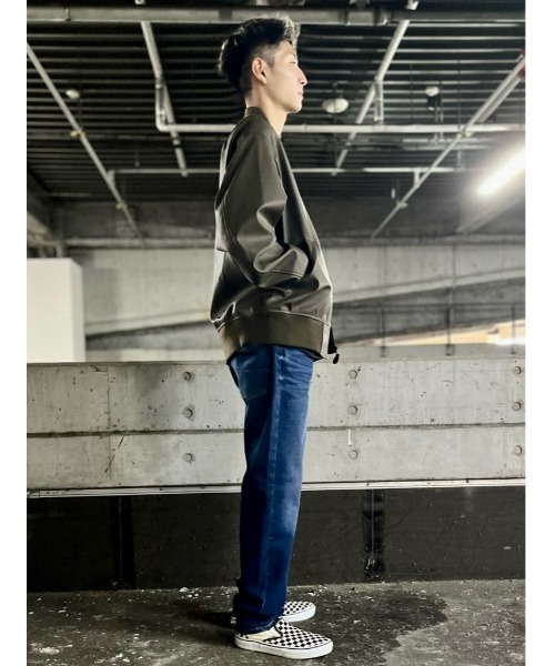BACK NUMBER（バックナンバー）の「BACK NUMBER(バックナンバー)「DRY-X」スリムジーンズ（デニムパンツ・メンズ・ダークインディゴブルー/ノンウォッシュ・34inch/28inch/30inch/32inch）」の10枚目の写真