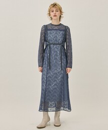 PUBLIC TOKYO | ハーネスセットカットアウトレースドレス(ワンピース)